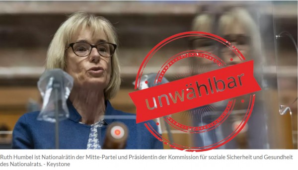Ruth Humbel will Ungeimpfte benachteiligen: Das geht gar nicht!